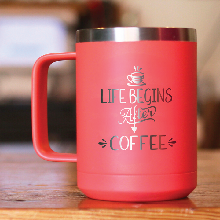 Life Begins After Coffee Coffee Mug