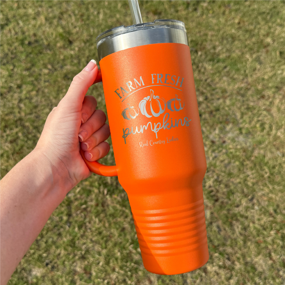 Farm Fresh Pumpkins 40oz Premium Tumbler