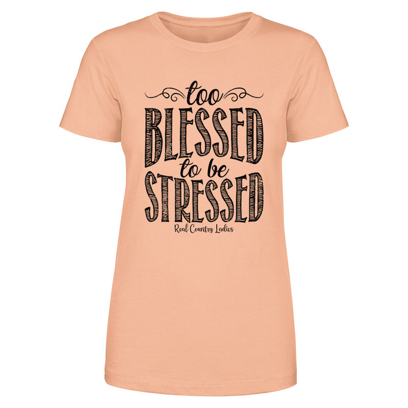 Black Friday | Too Blessed Black Print Front Apparel