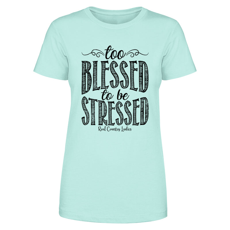 Black Friday | Too Blessed Black Print Front Apparel