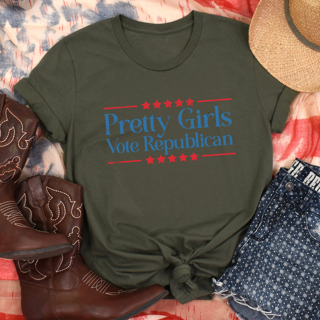 Pretty Girls Vote Republican Apparel