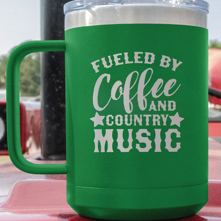 Fueled By Coffee And Coffee Music Coffee Mug