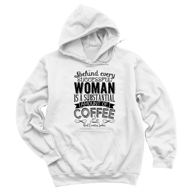 Blowout | Amount Of Coffee Black Print Hoodies & Long Sleeves