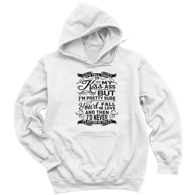 Blowout | I'd Tell You To Kiss Black Print Hoodies & Long Sleeves