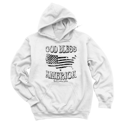 Blowout | God Bless America Black Print Hoodies & Long Sleeves