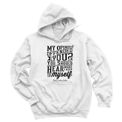 Blowout | My Opinion Offended You Black Print Hoodies & Long Sleeves