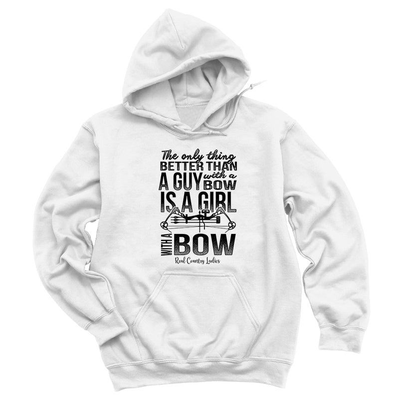 Black Friday | A Girl With A Bow Black Print Hoodies & Long Sleeves