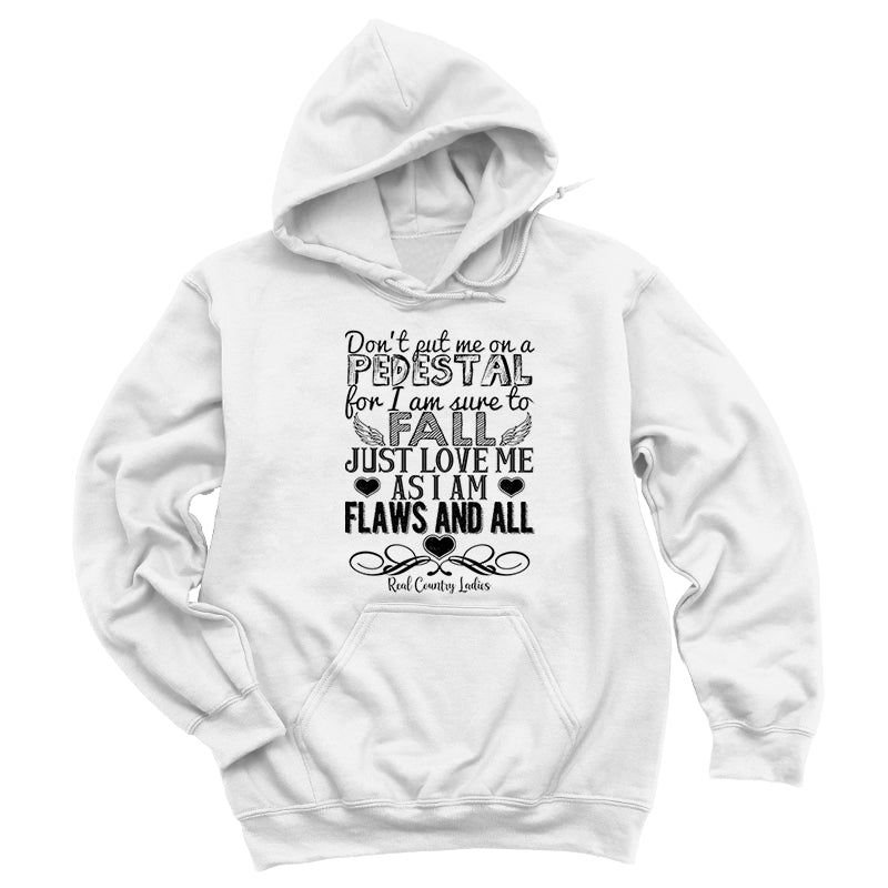 Blowout | Flaws And All Black Print Hoodies & Long Sleeves