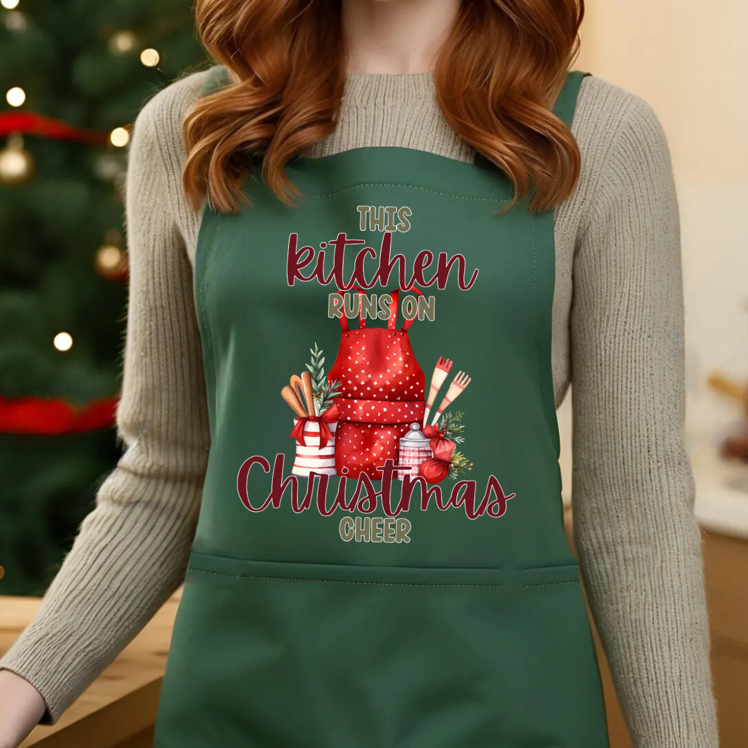 Coming Soon |  This Kitchen Runs On Christmas Cheer Apron