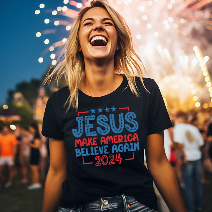 Jesus Make America Believe Again Apparel