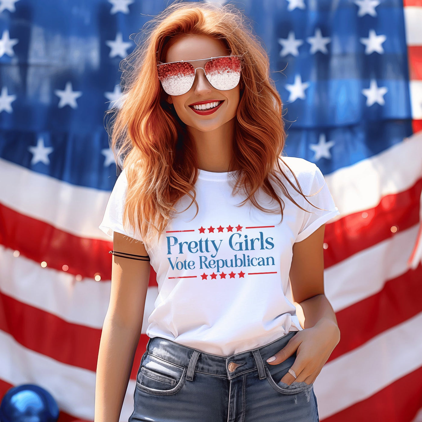 Blowout |  Pretty Girls Vote Republican Apparel