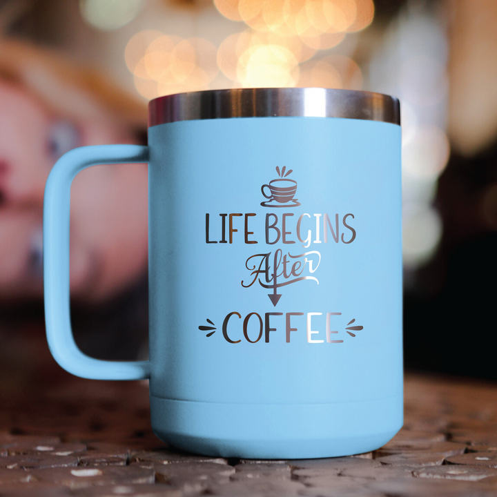 Life Begins After Coffee Coffee Mug