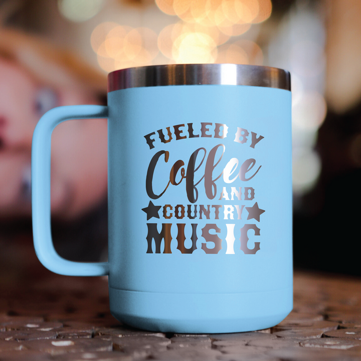 Fueled By Coffee And Coffee Music Coffee Mug