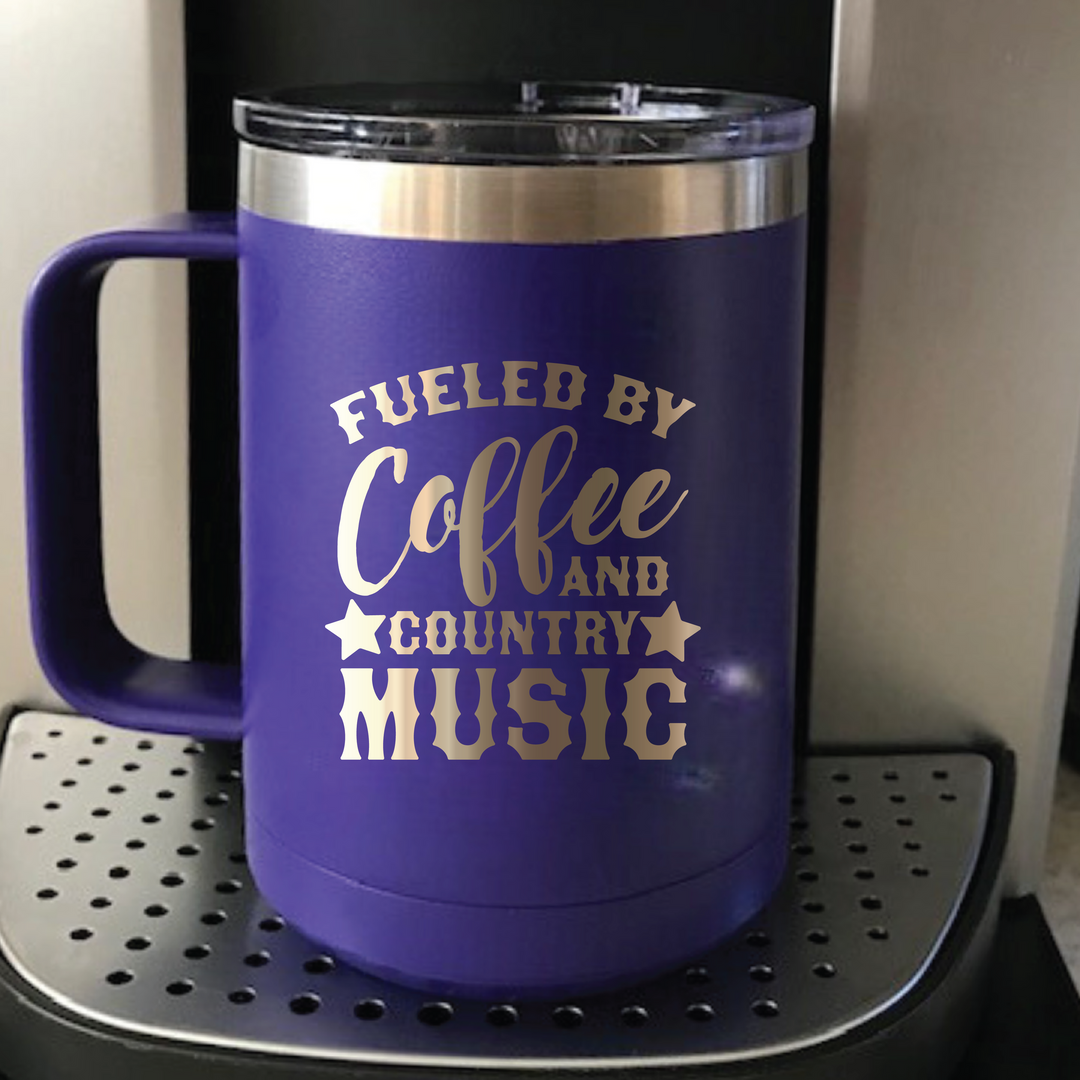 Fueled By Coffee And Coffee Music Coffee Mug