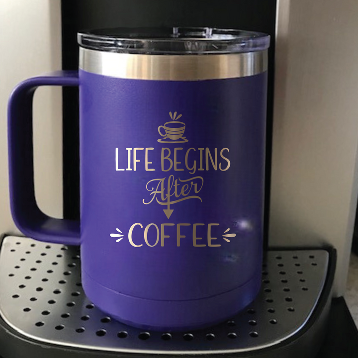 Life Begins After Coffee Coffee Mug