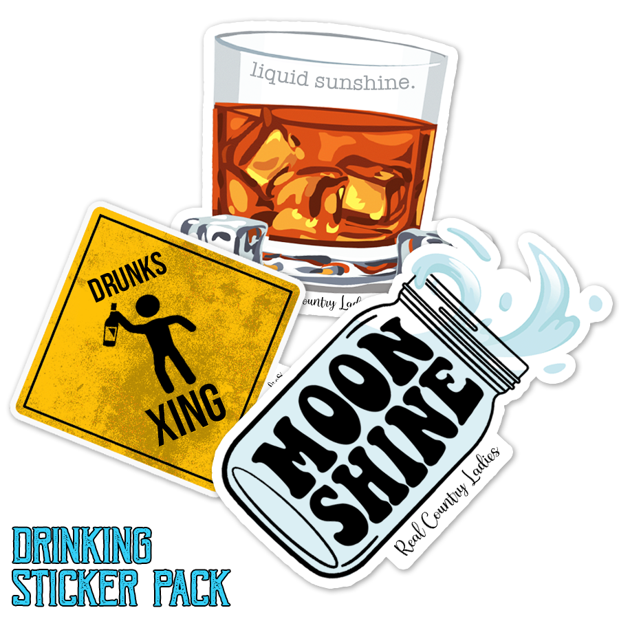 $5 Gift | Drinking Sticker Pack