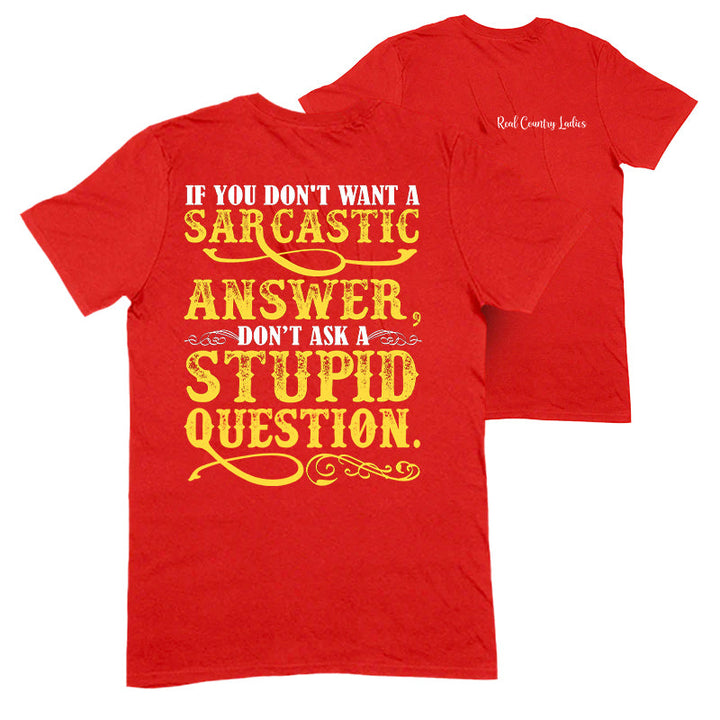 Black Friday | If You Don't Want A Sarcastic Answer Apparel