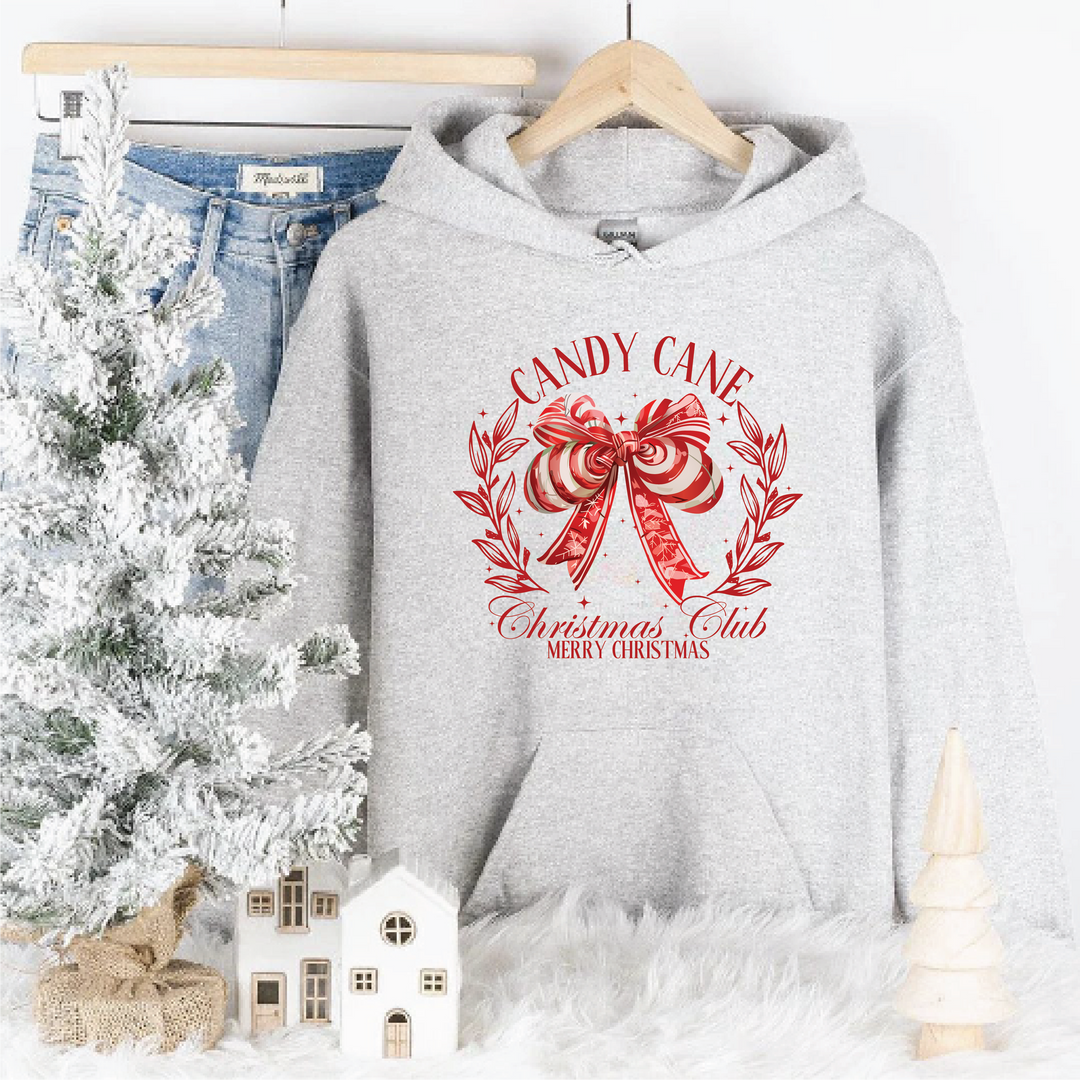 Candy Cane Christmas Club Sweatshirts