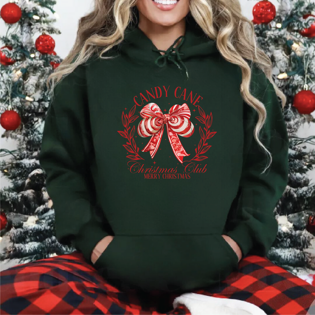 Candy Cane Christmas Club Sweatshirts