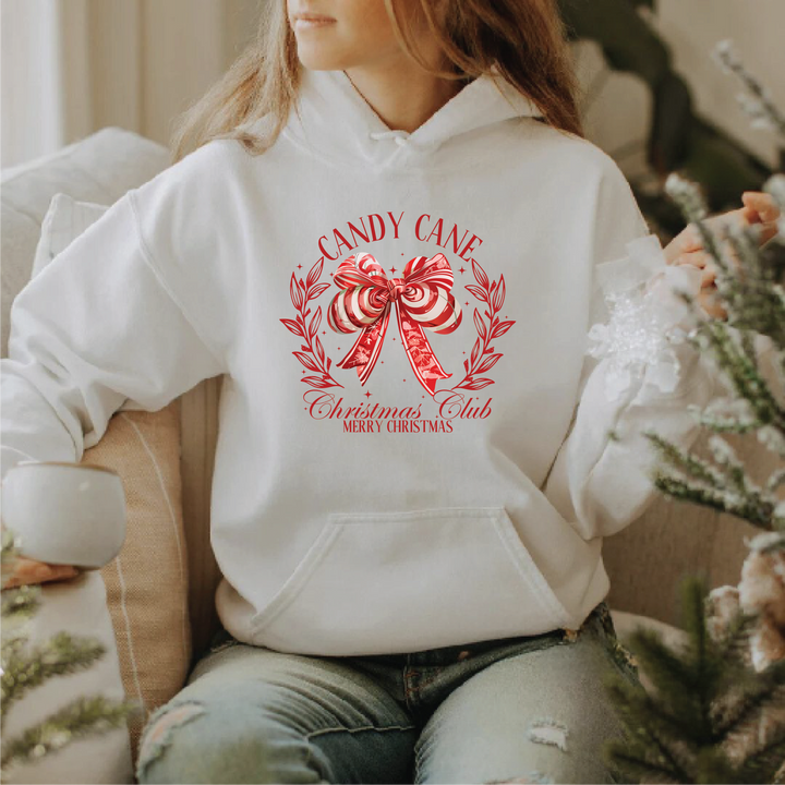 Candy Cane Christmas Club Sweatshirts