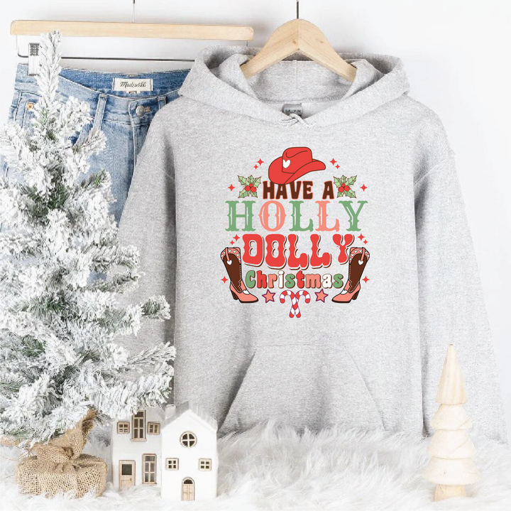 Holly Dolly Christmas Sweatshirts