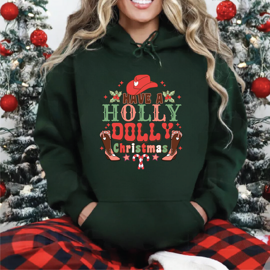 Holly Dolly Christmas Sweatshirts