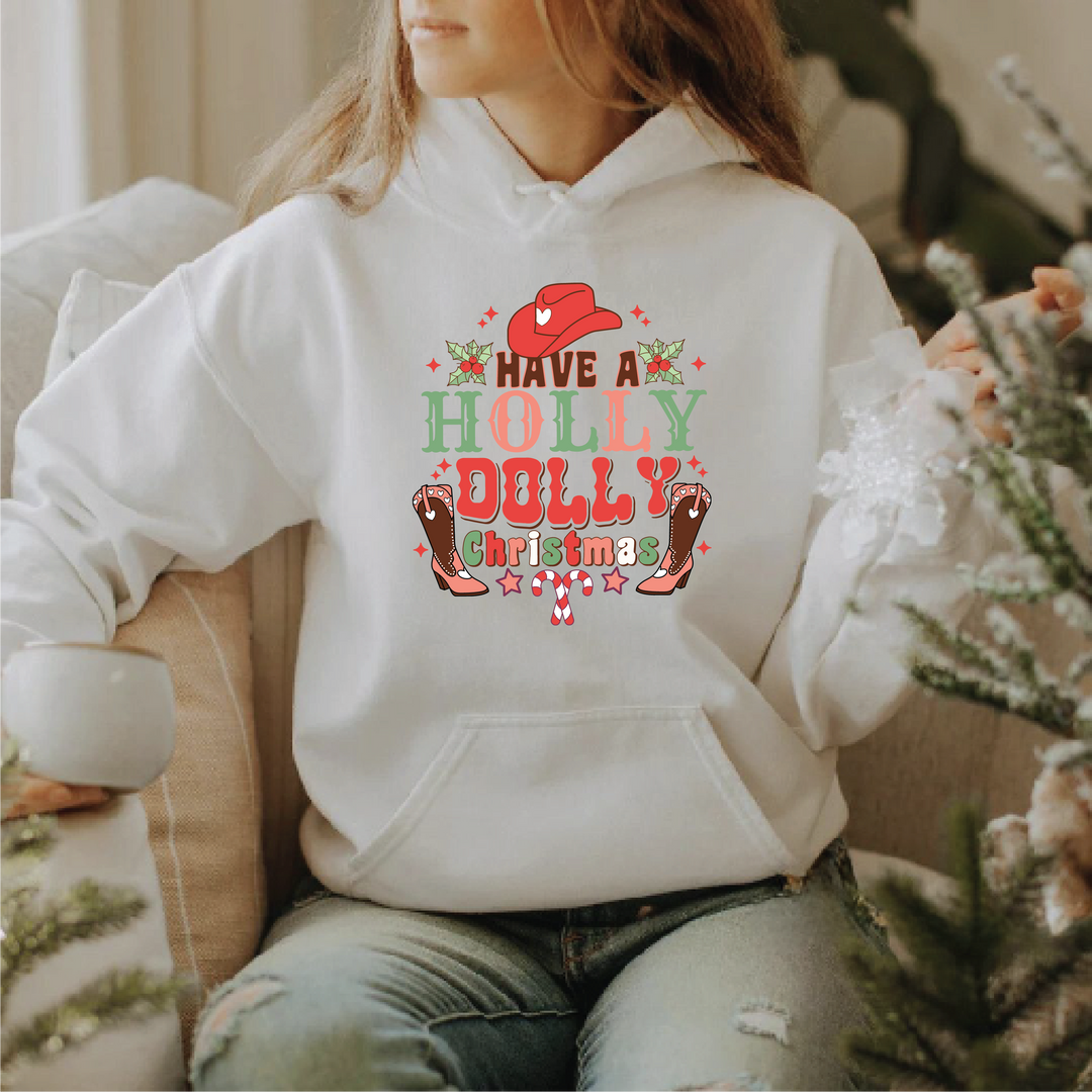 Holly Dolly Christmas Sweatshirts