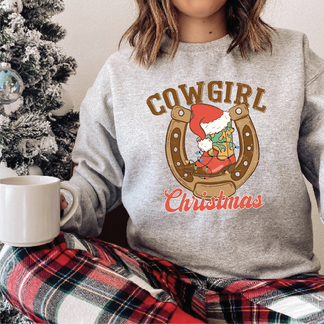 Cowgirl Christmas Sweatshirts