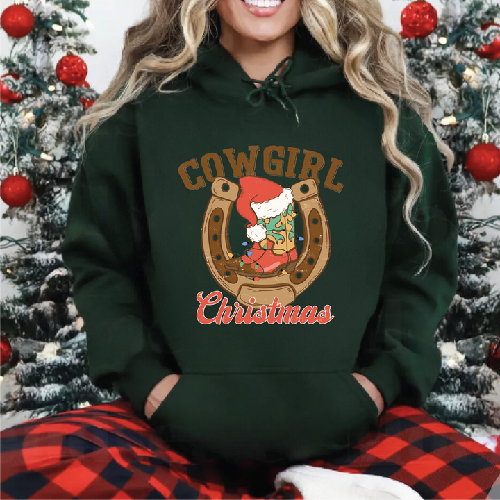 Cowgirl Christmas Sweatshirts