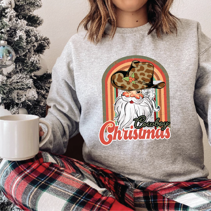 Black Friday | Cowboy Santa Christmas Sweatshirts