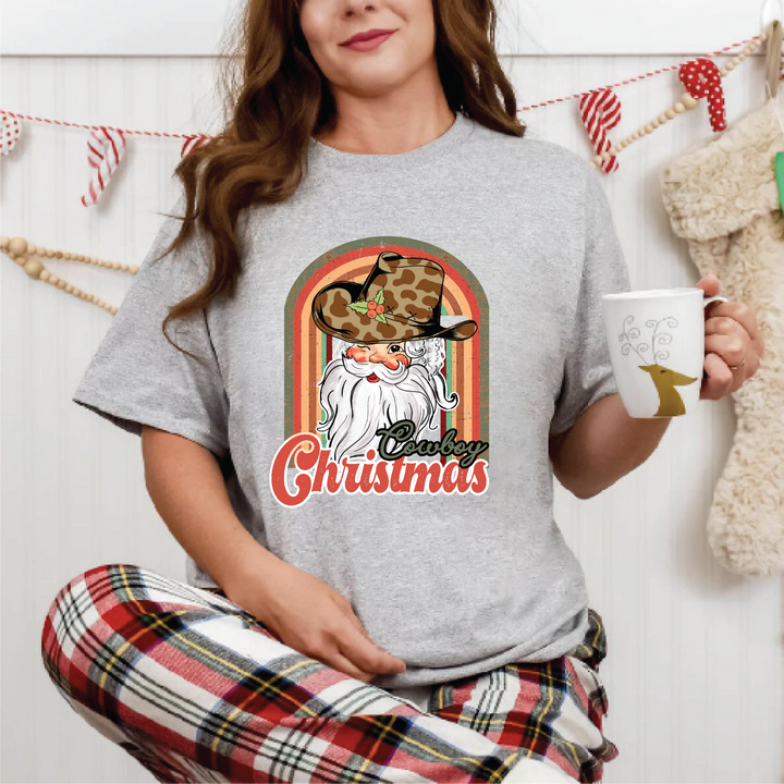 Cowboy Santa Christmas Tees