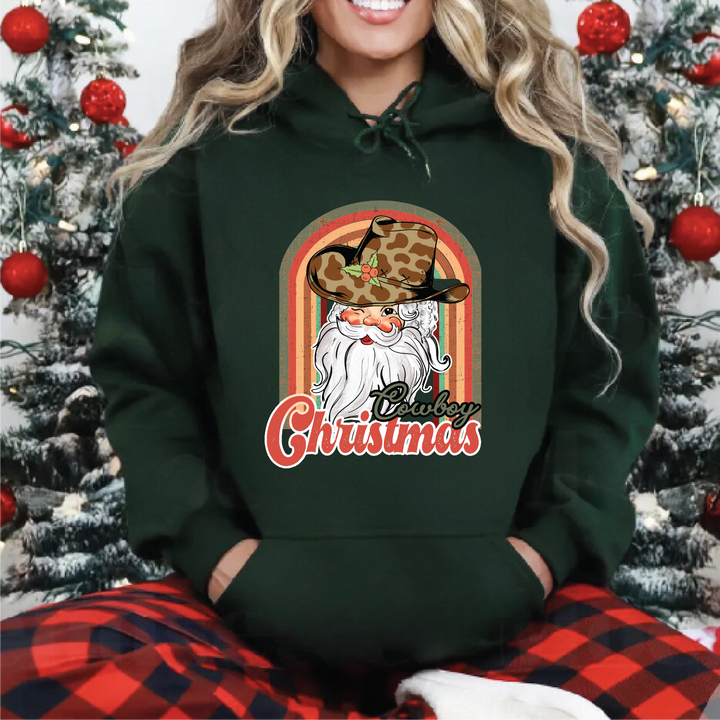 Black Friday | Cowboy Santa Christmas Sweatshirts