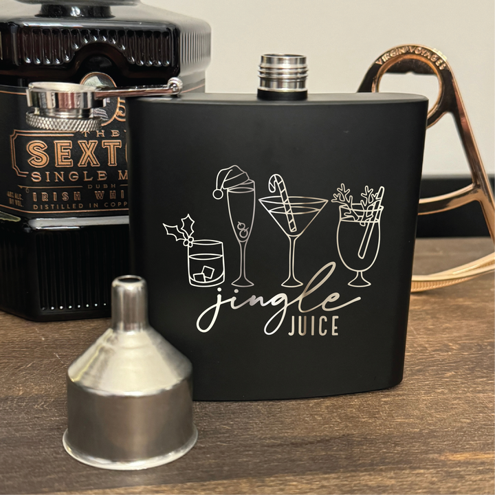 Jingle Juice 6oz Flask