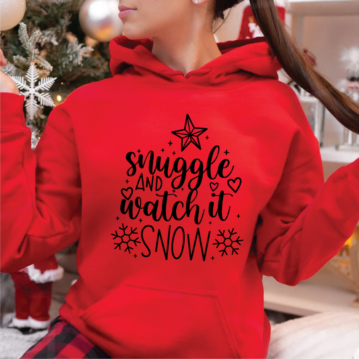 Snuggle And Watch It Snow Sweatshirts