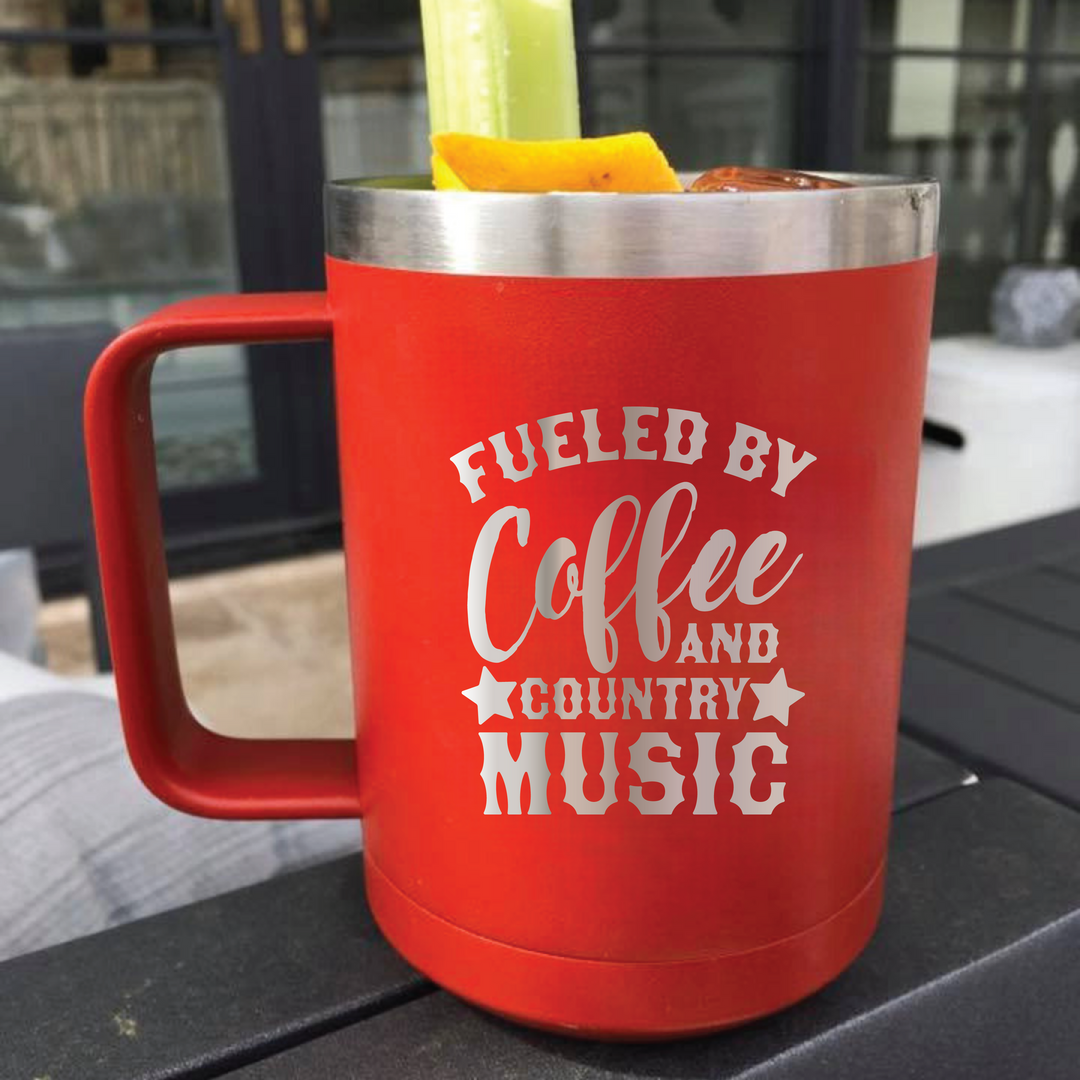 Fueled By Coffee And Coffee Music Coffee Mug