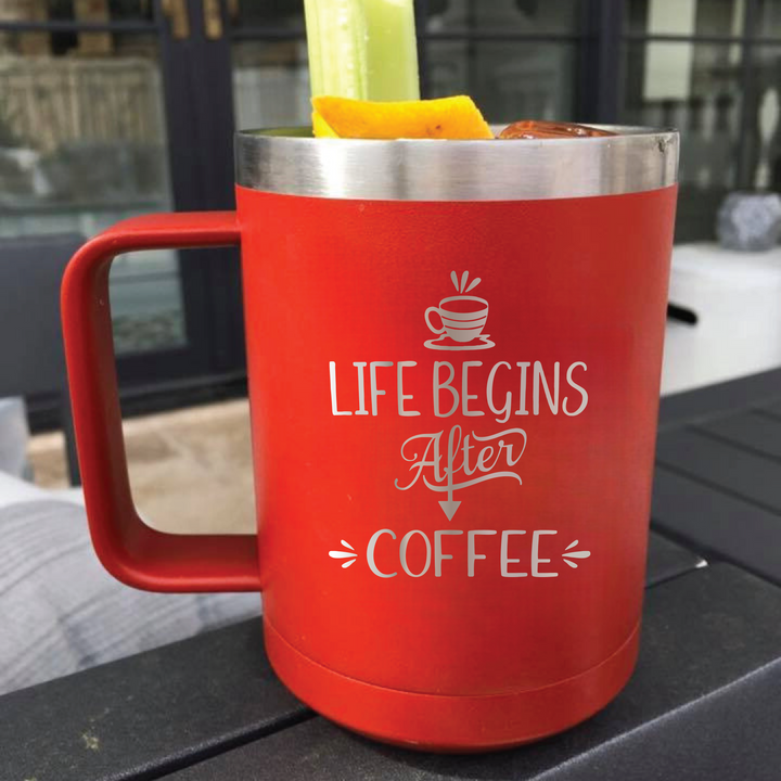 Life Begins After Coffee Coffee Mug