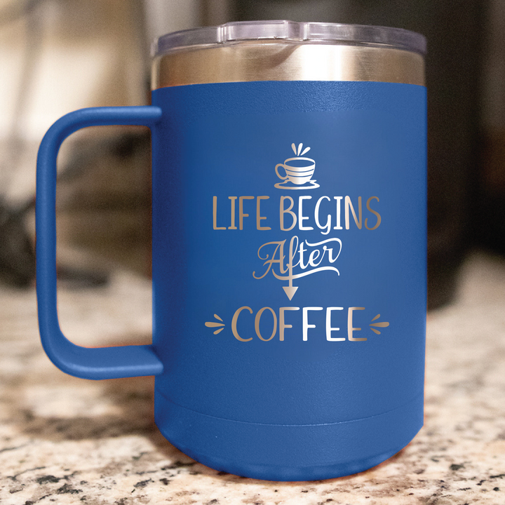 Life Begins After Coffee Coffee Mug