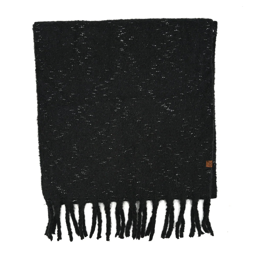 Solid Woven C.C Scarf