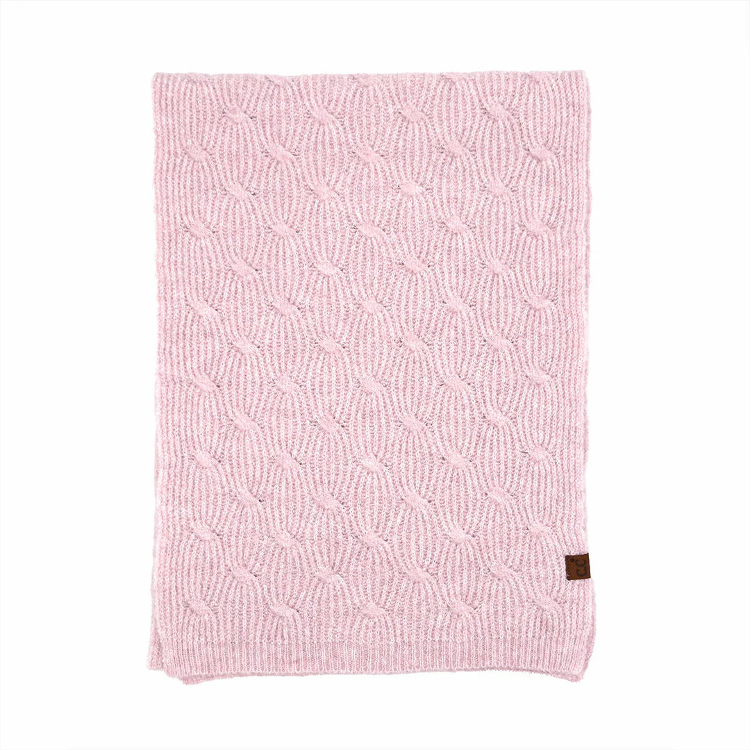 Chain Link Knitted C.C Scarf