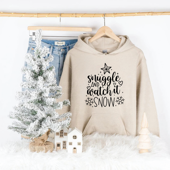 Snuggle And Watch It Snow Sweatshirts