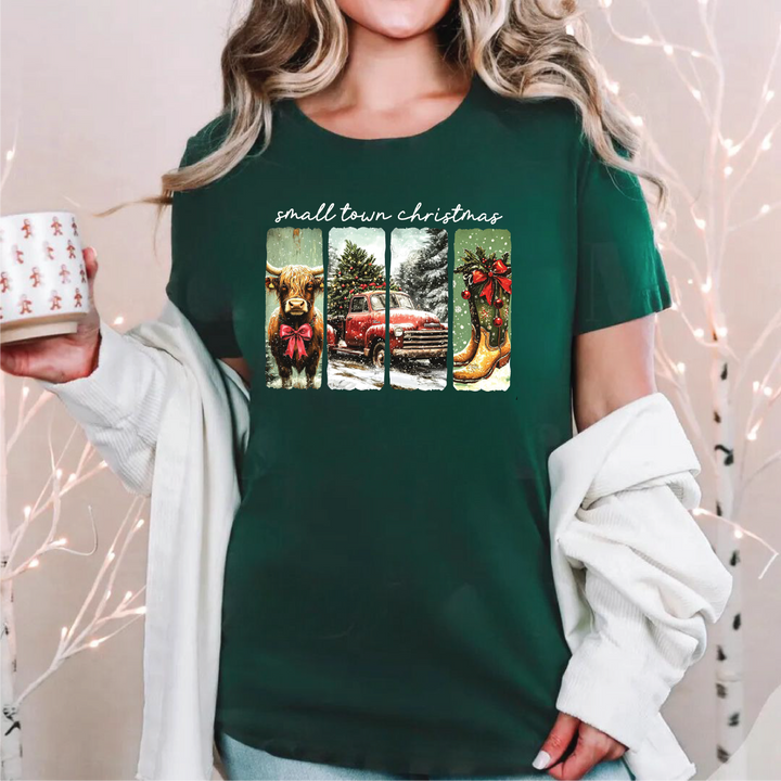 Retro Small Town Christmas Tees