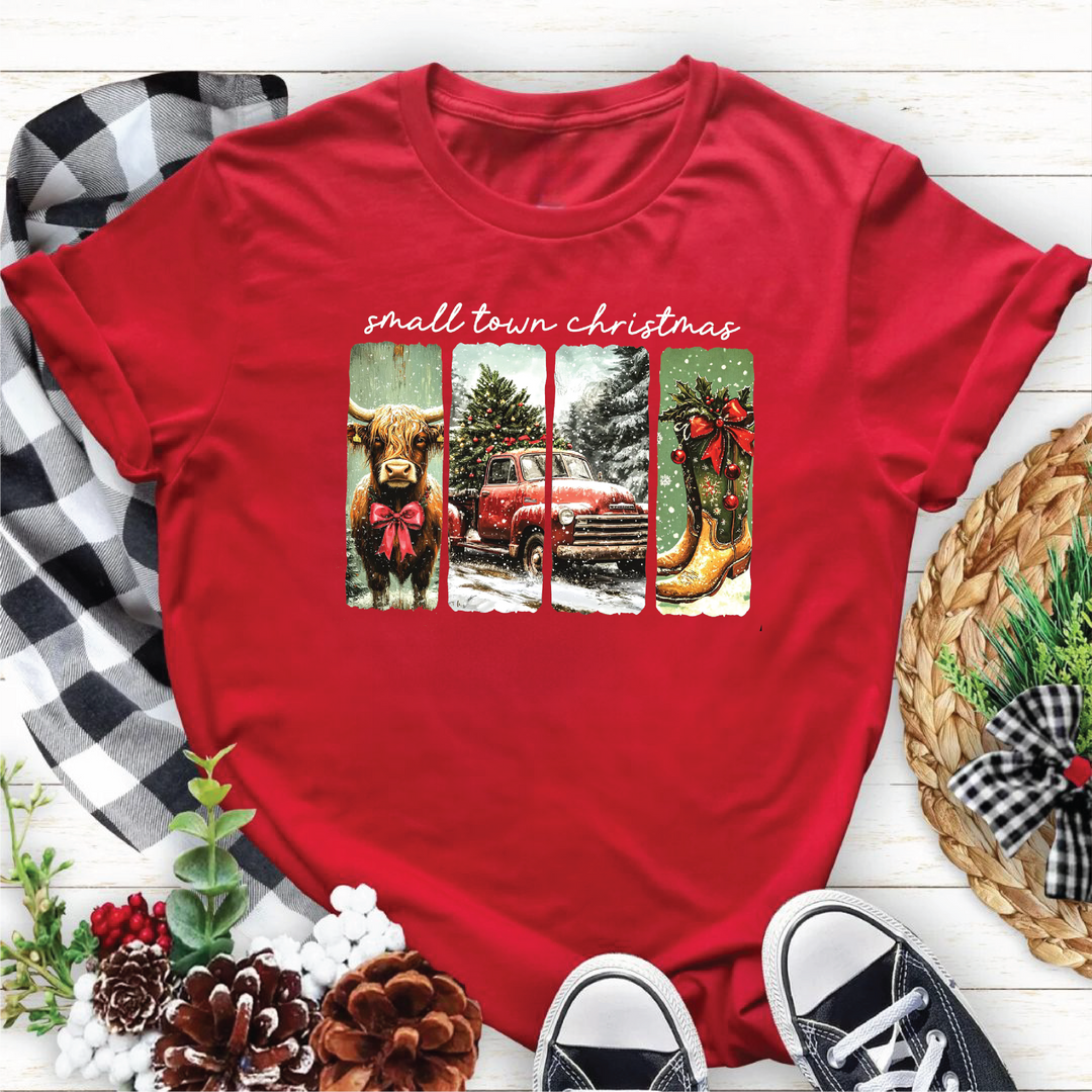 Retro Small Town Christmas Tees