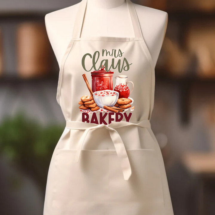 Mrs Claus Bakery Apron