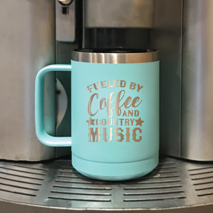 Fueled By Coffee And Coffee Music Coffee Mug