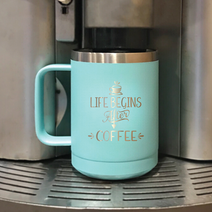 Life Begins After Coffee Coffee Mug