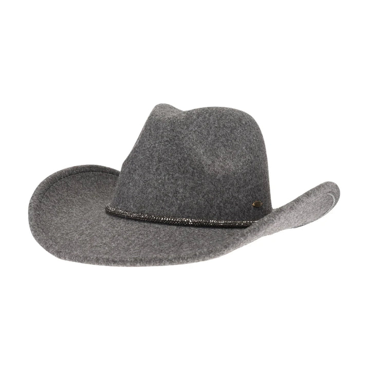 Reno Vegan Fabric C.C Cowboy Hat