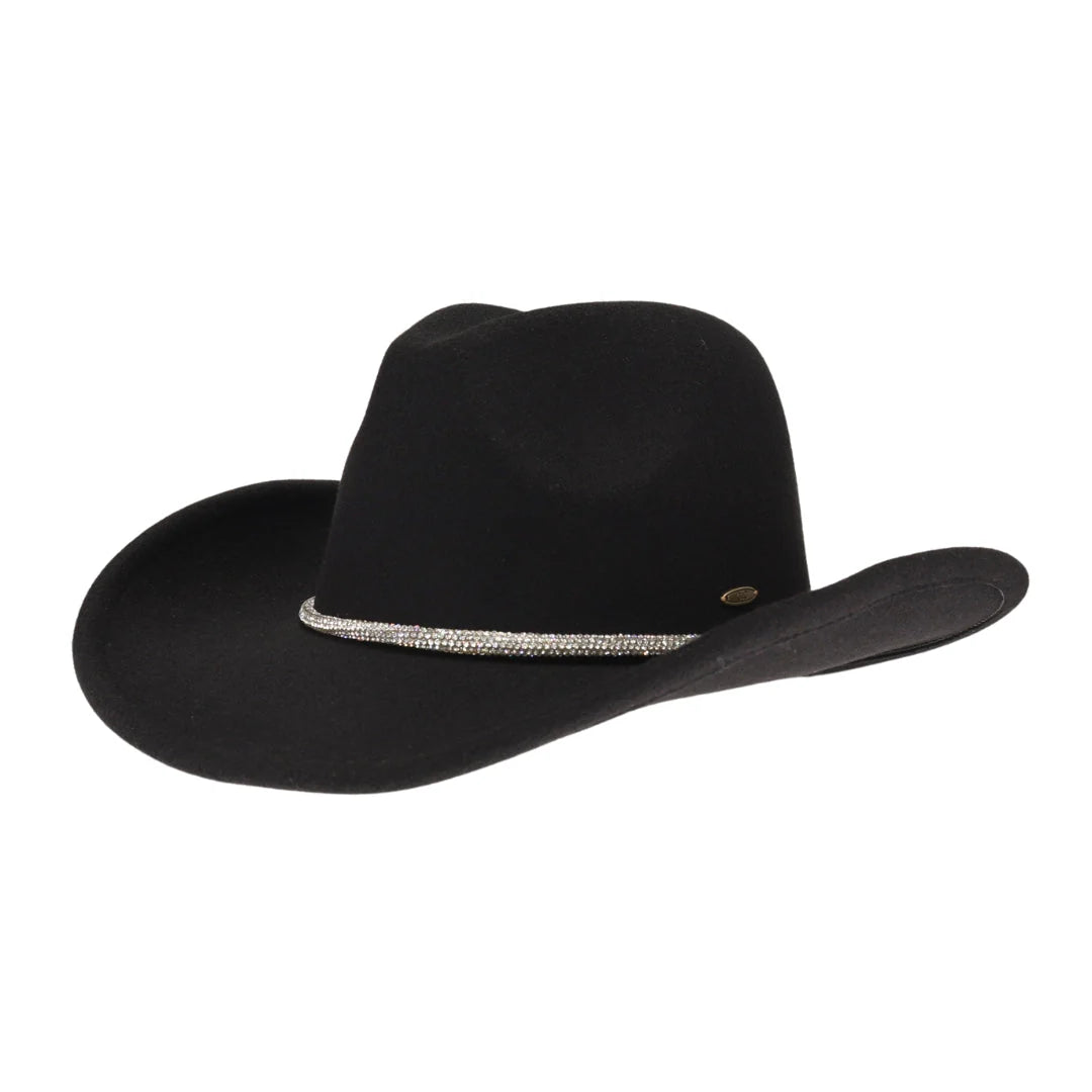 Reno Vegan Fabric C.C Cowboy Hat