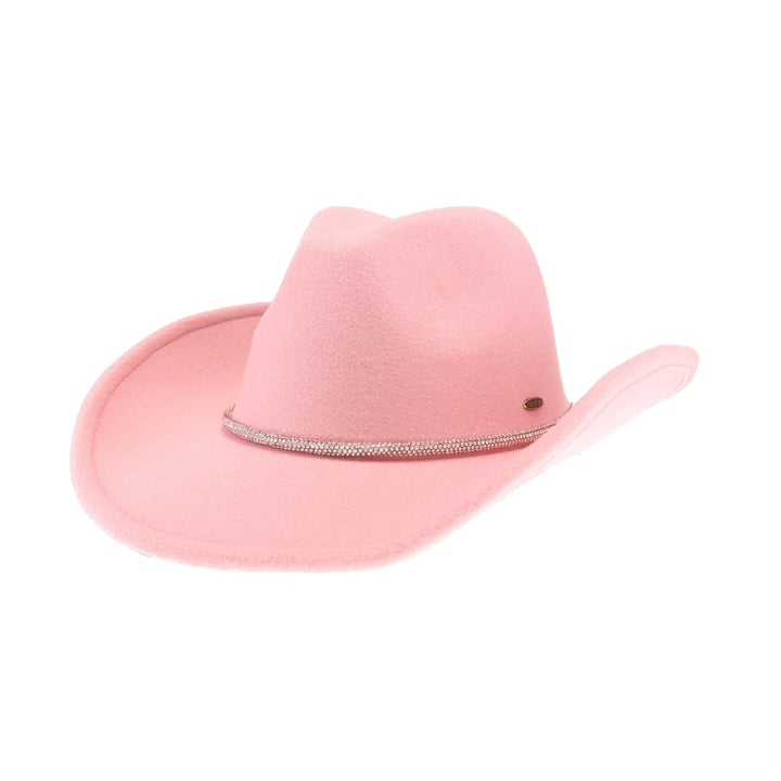 Reno Vegan Fabric C.C Cowboy Hat