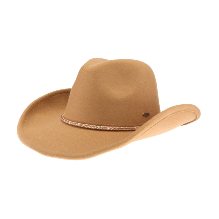 Reno Vegan Fabric C.C Cowboy Hat