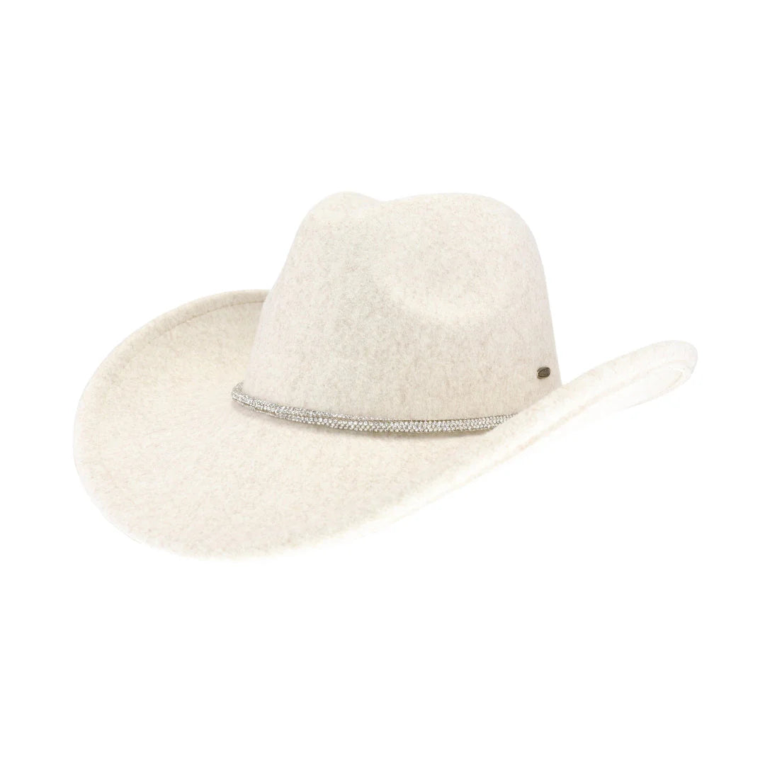 Reno Vegan Fabric C.C Cowboy Hat